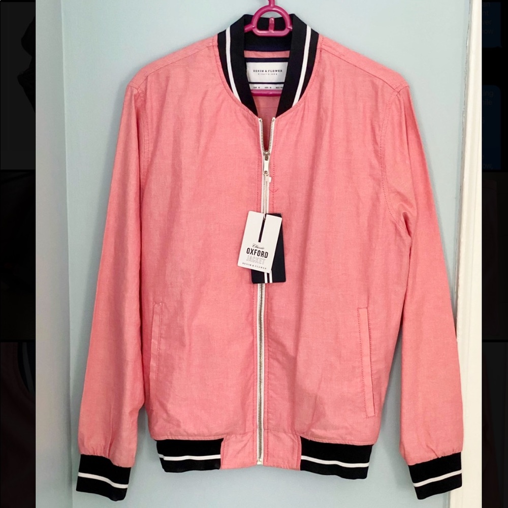 *NWT* Denim & Flower Classic Oxford Jacket